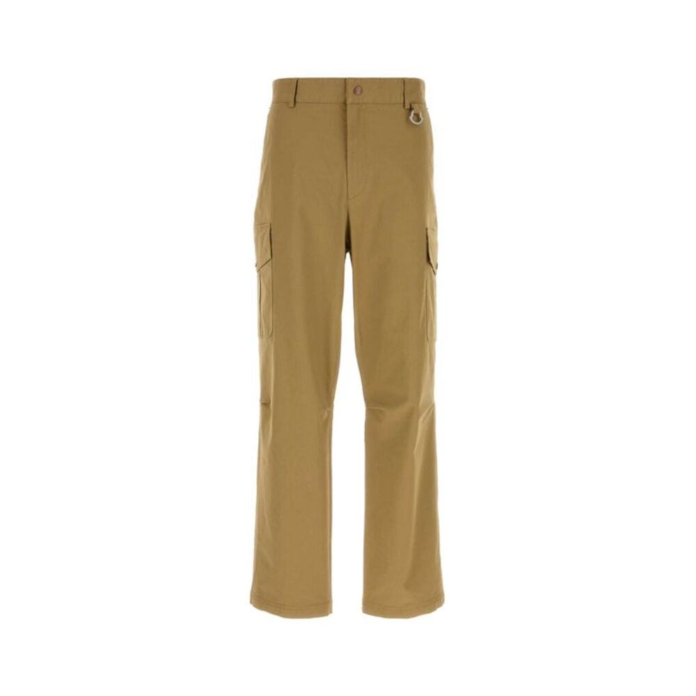 Moncler Men Beige Stretch Cotton Cargo Pant
